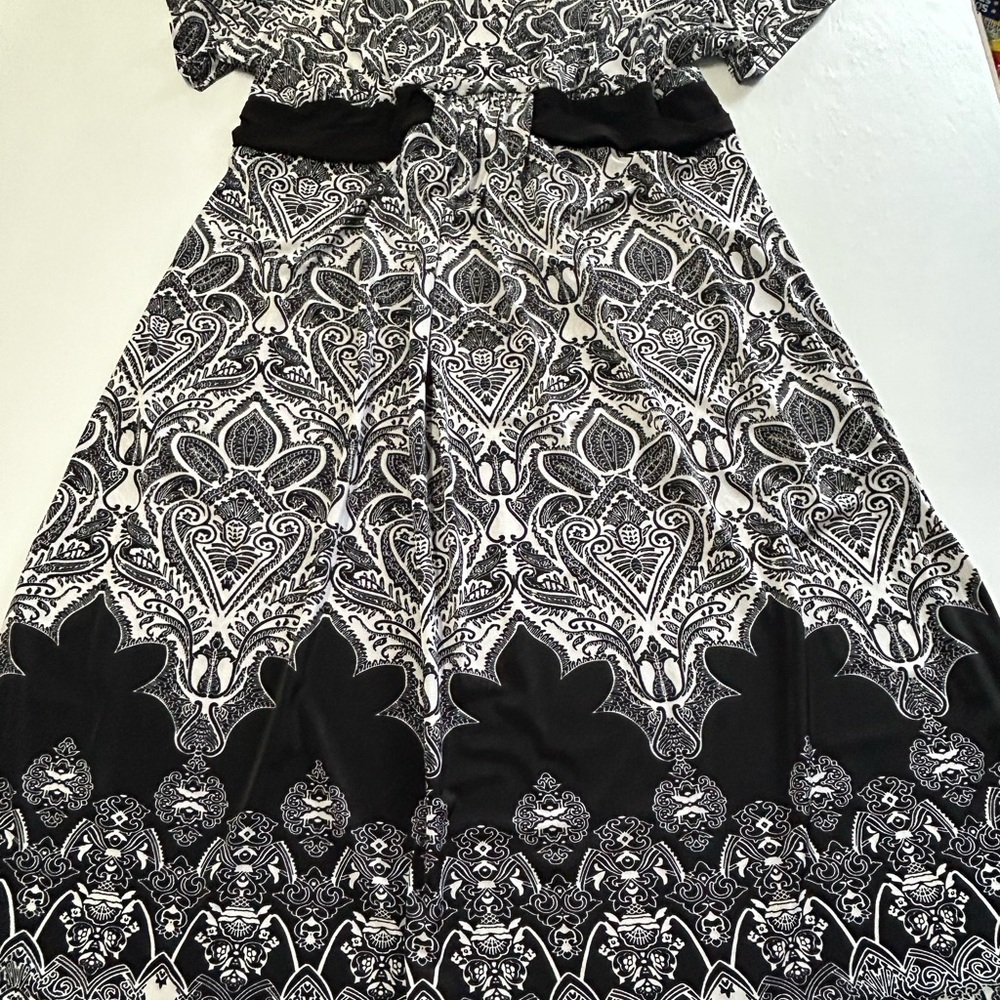 Perception women’s size 2X V-neck pull on dress short sleeves‎ new with tags - Picture 6 of 8